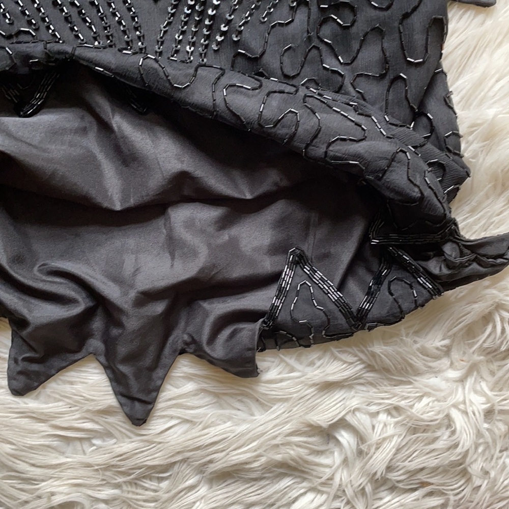 Denise Elle | Vintage 80’s L silk bead and sequin top - Picture 10 of 10